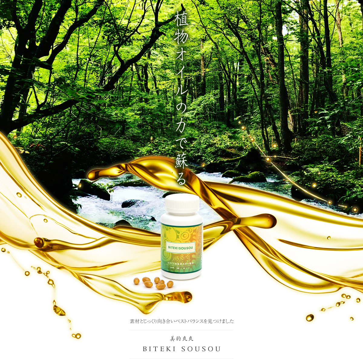 植物オイルの力で蘇る|美的爽爽